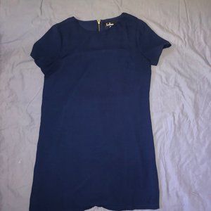 Navy Straight Line Dress